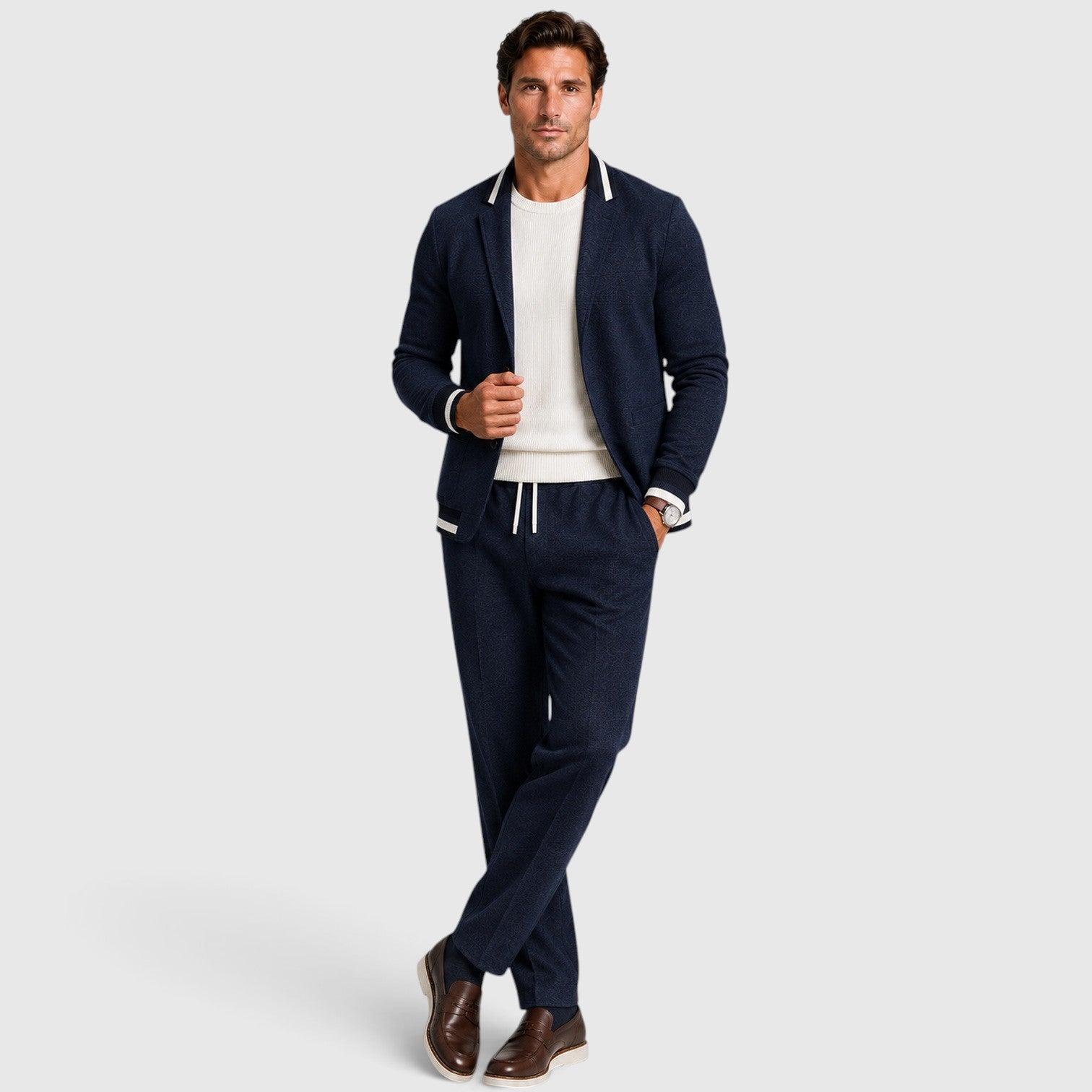 Monvaline | Men’s Blazer & Trousers Two-Piece Set