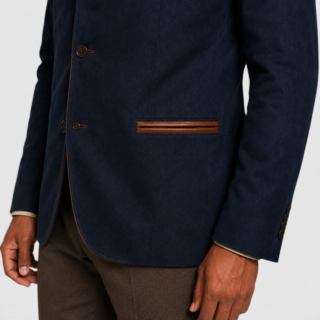 Monvaline | Men’s Casual Jacket – Workwear Coat for Smart Casual Wear
