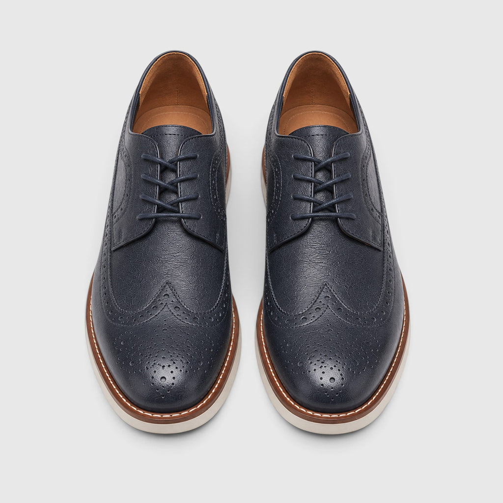 Monvaline | Men’s Classic Leather Shoes for Smart Casual Outfits