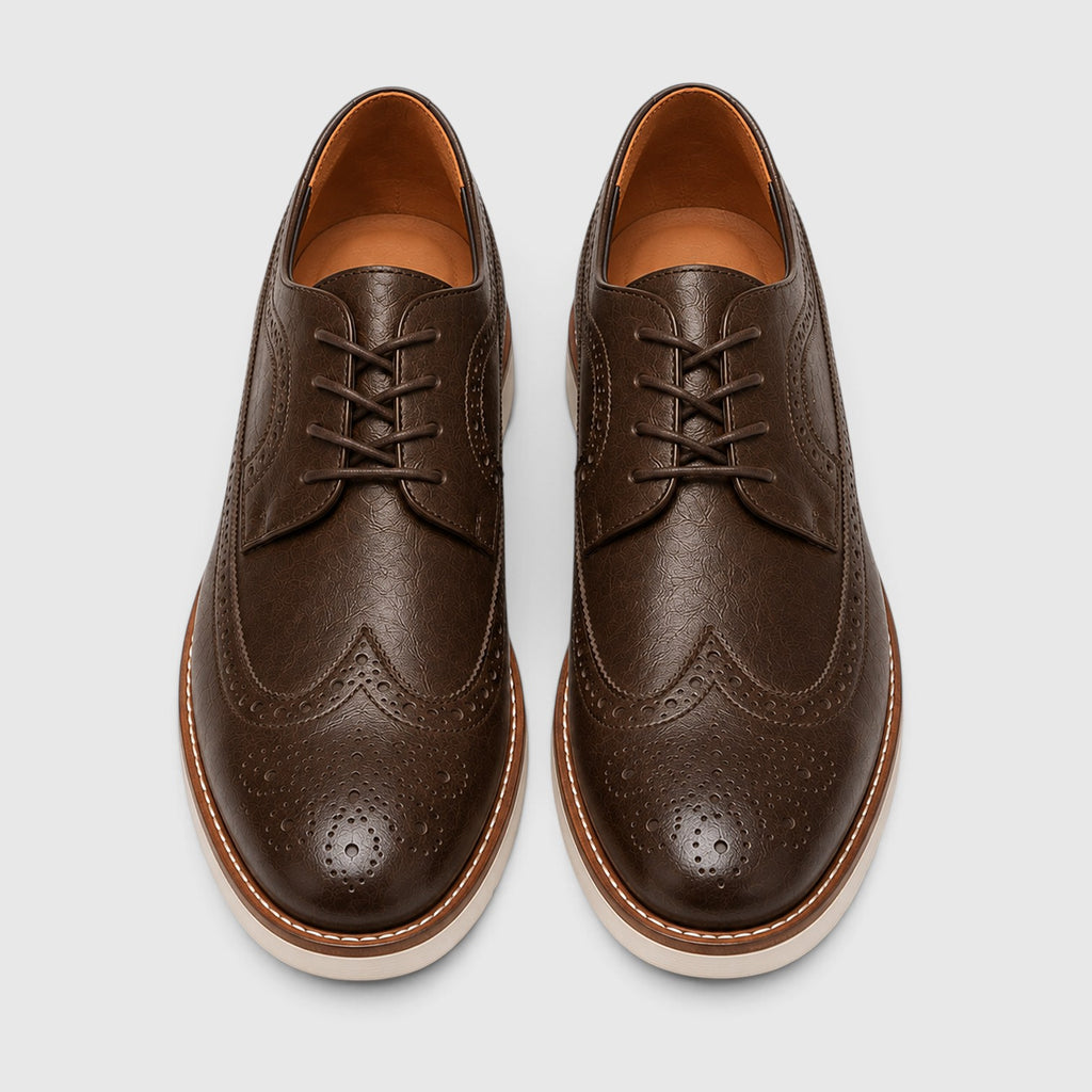 Monvaline | Men’s Classic Leather Shoes for Smart Casual Outfits
