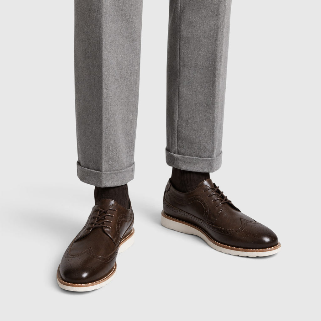 Monvaline | Men’s Classic Leather Shoes for Smart Casual Outfits