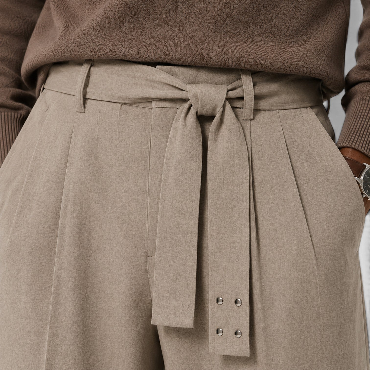 Monvaline | Men’s Classic Loose Fit Suit Trousers for Polished Style
