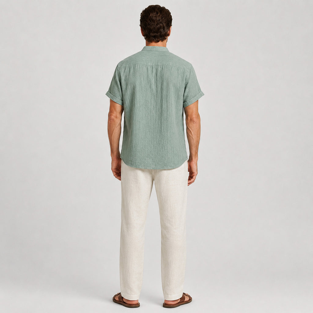 Monvaline | Men’s Cotton Blend Co-Ord Set Timeless Relaxed Summer Fit