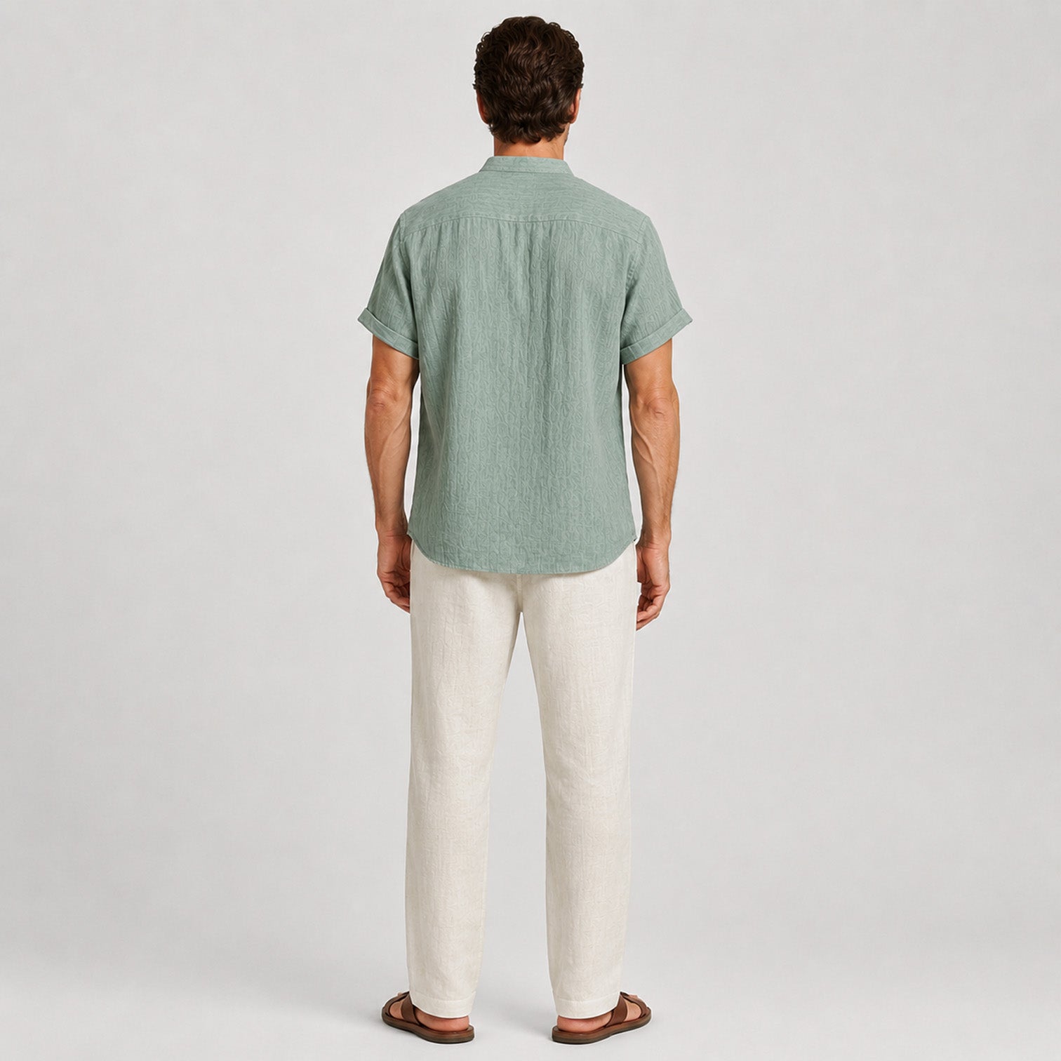 Monvaline | Men’s Cotton Blend Co-Ord Set Timeless Relaxed Summer Fit