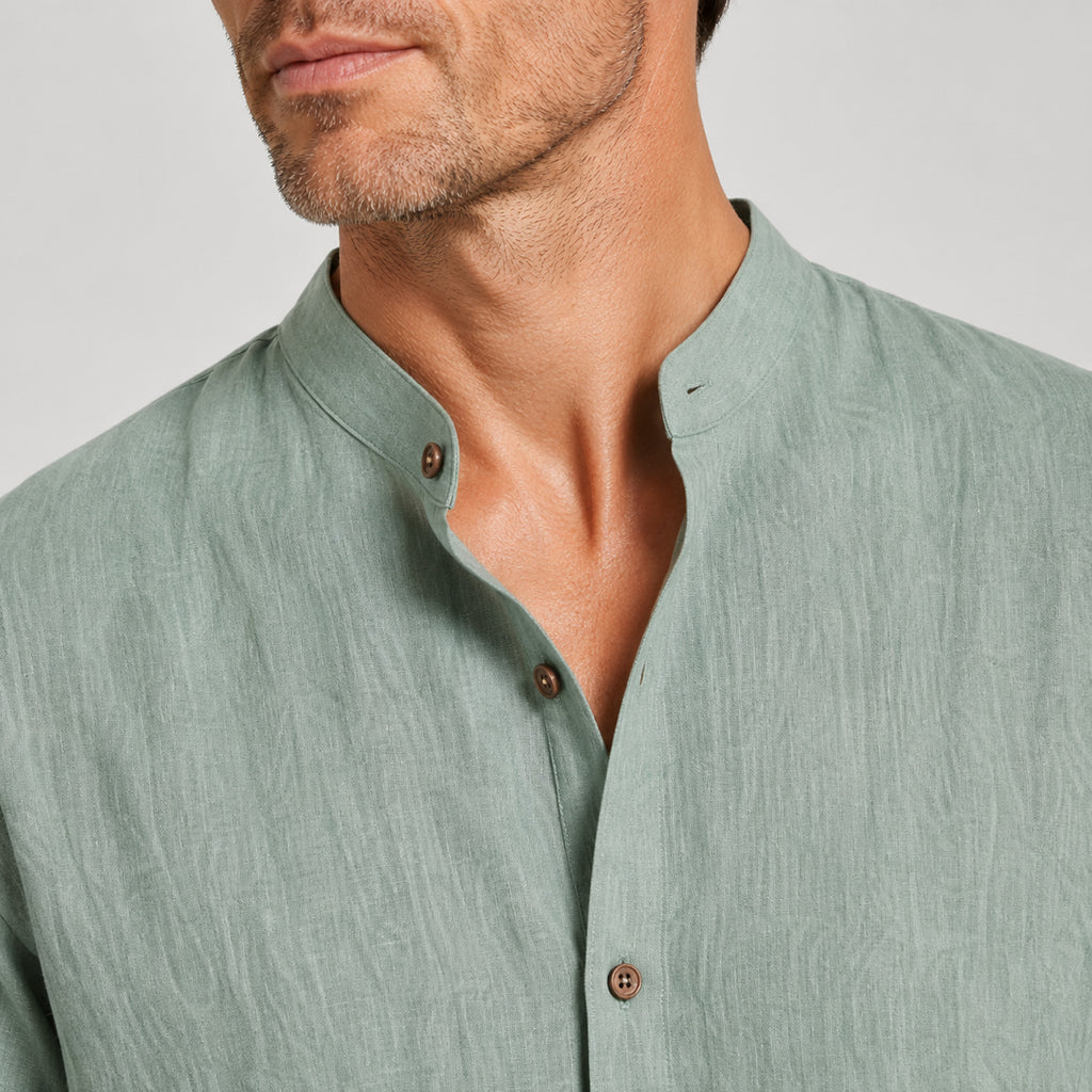 Monvaline | Men’s Cotton Blend Co-Ord Set Timeless Relaxed Summer Fit