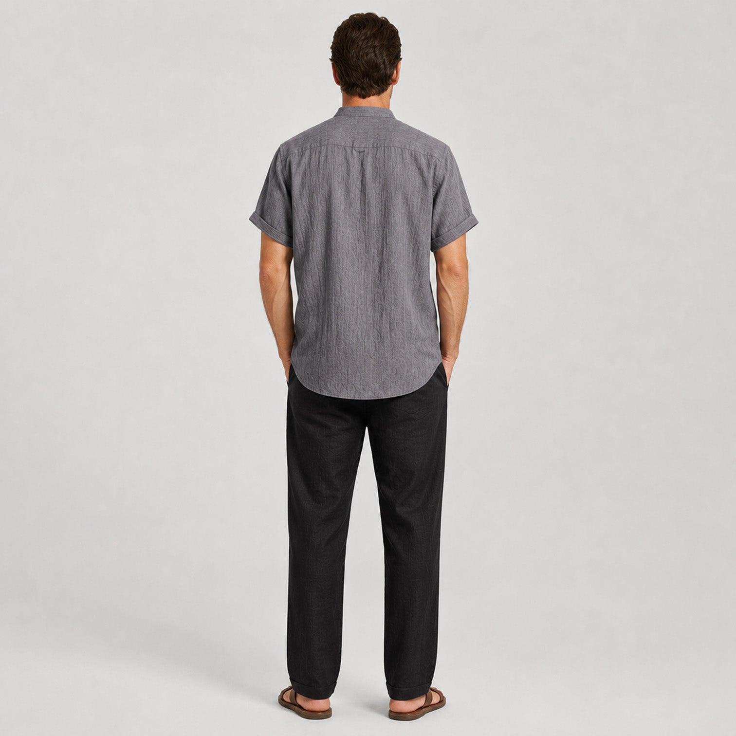 Monvaline | Men’s Cotton Blend Co-Ord Set Timeless Relaxed Summer Fit