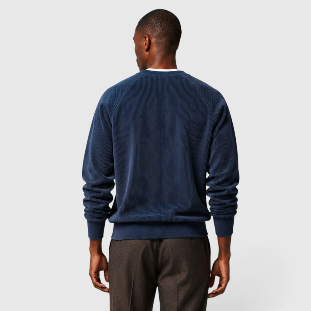 Monvaline | Men’s Cotton Loose Fit Comfortable Casual Pullover