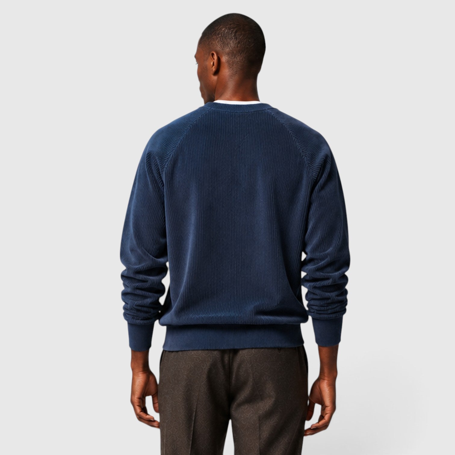 Monvaline | Men’s Cotton Loose Fit Comfortable Casual Pullover