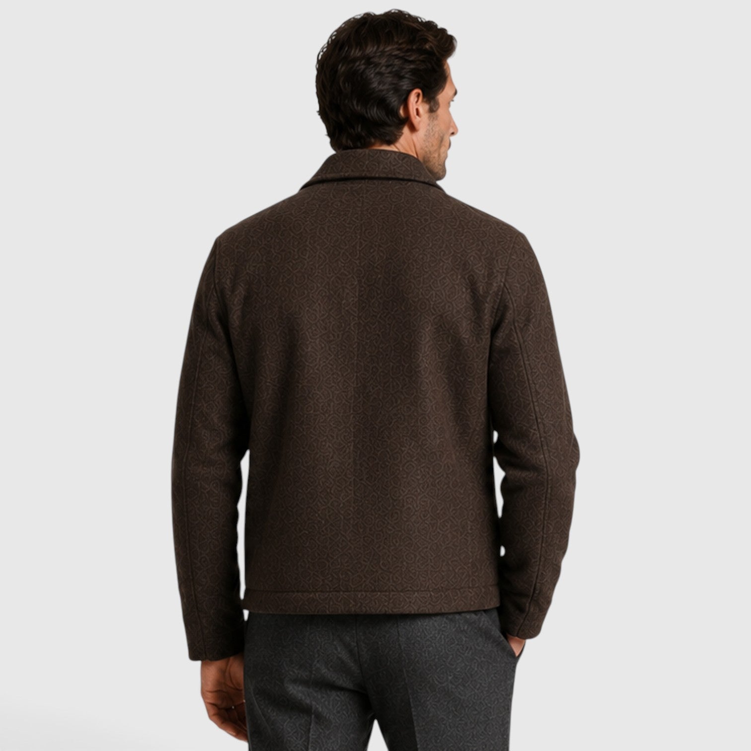 Monvaline | Men’s Full-Zip Jacket with Collar for Everyday Comfort