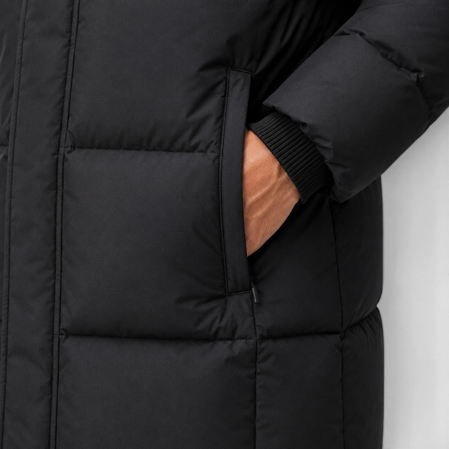 Monvaline | Men’s Hooded Long Puffer Coat for Cold Weather Protection