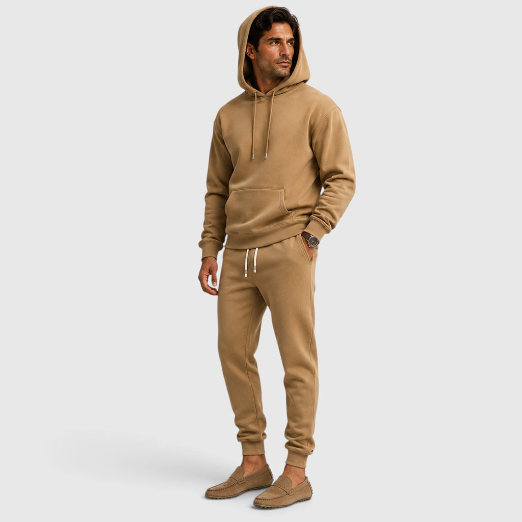 Monvaline | Men’s Hoodie & Jogger Set – Relaxed Casual Tracksuit