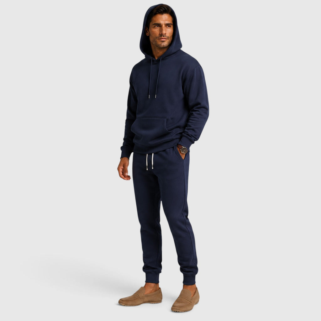 Monvaline | Men’s Hoodie & Jogger Set – Relaxed Casual Tracksuit