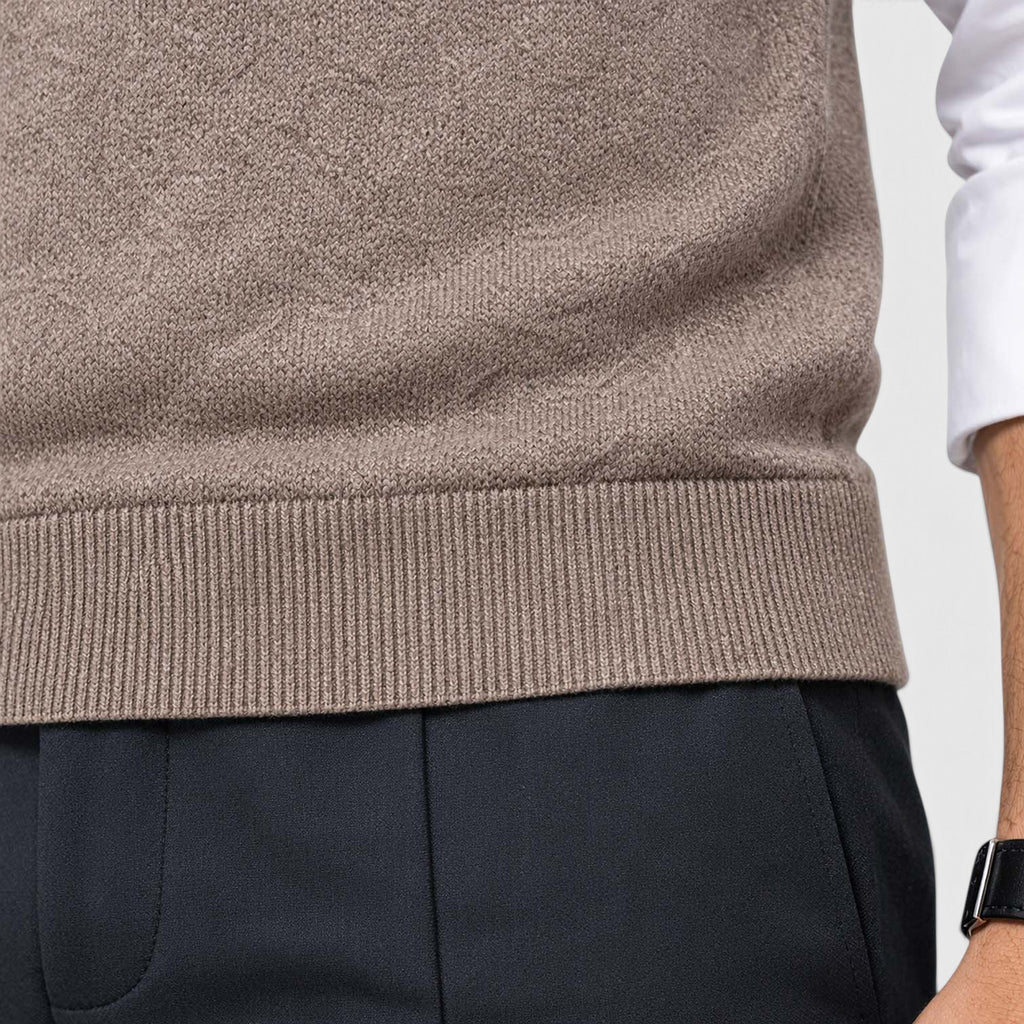Monvaline | Men’s Knit Sweater Vest for Shirts and Smart Casual Wear