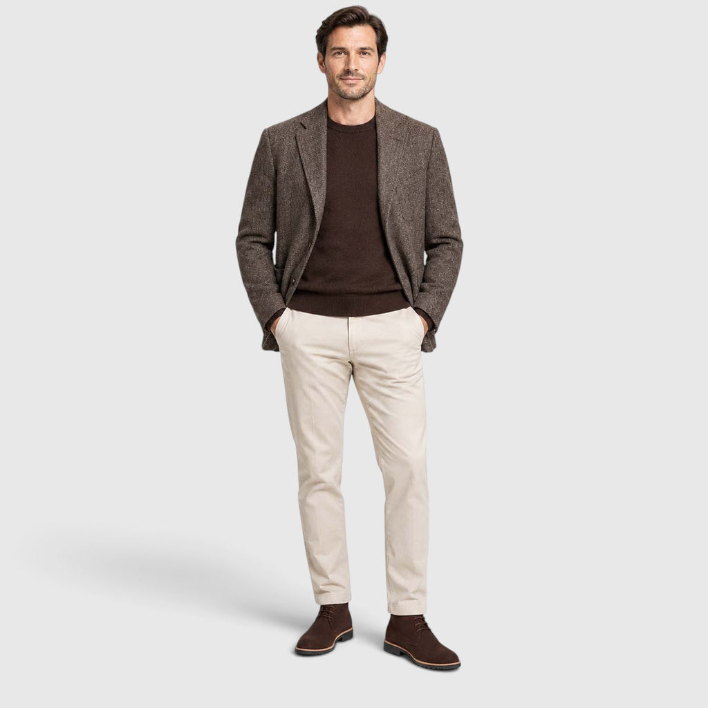 Monvaline | Men’s Leather Ankle Boots for Smart Casual Outfits