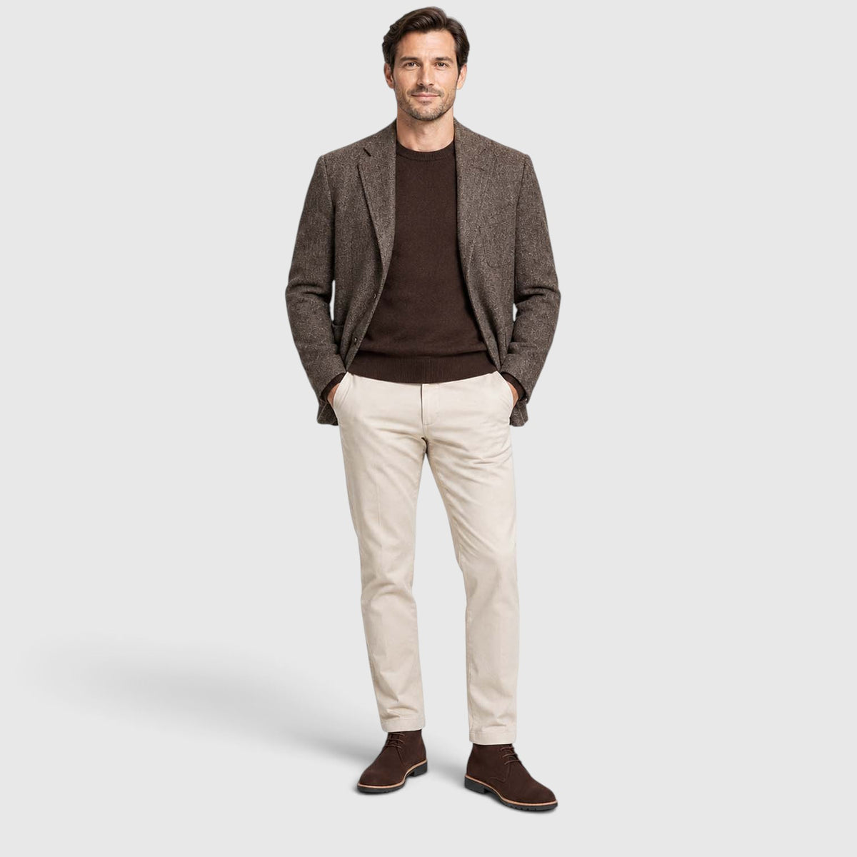 Monvaline | Men’s Leather Ankle Boots for Smart Casual Outfits