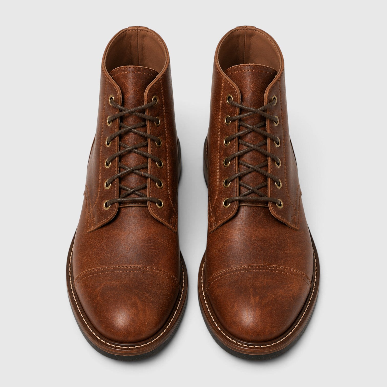 Monvaline | Men’s Leather Boots with Cushioned Insole for Everyday Comfort