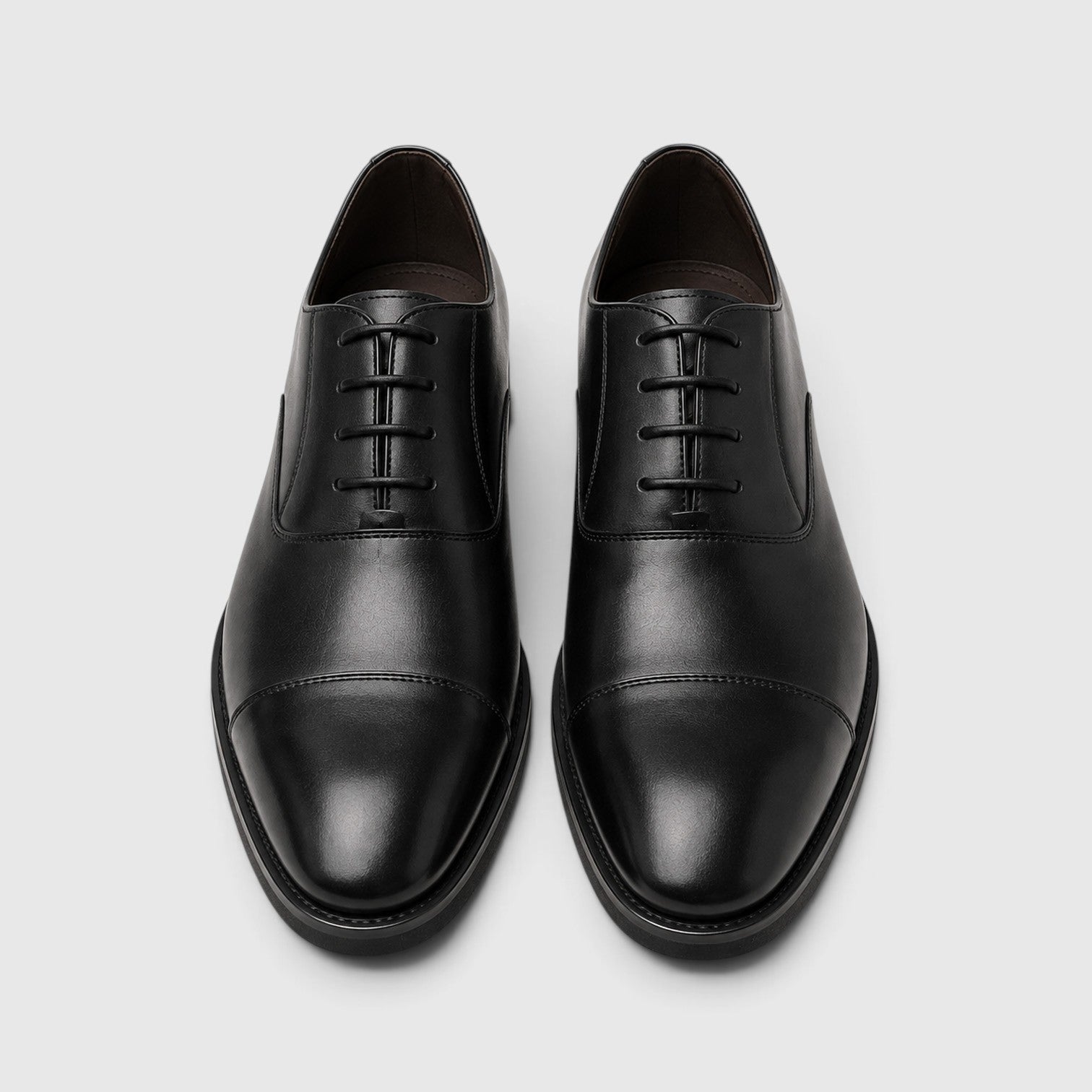 Monvaline | Men’s Leather Dress Shoes - Pointed Toe Classic Smart Casual
