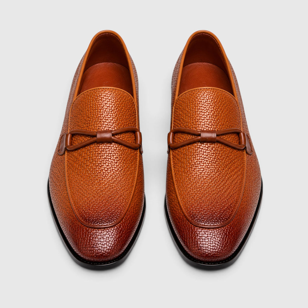 Monvaline | Men’s Leather Shoes - Breathable Classic Smart Casual Dress Shoes