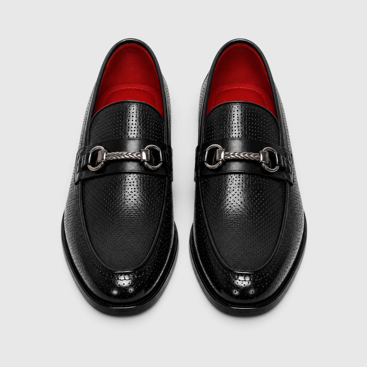 Monvaline | Men’s Leather Shoes Horsebit Buckle for Smart Casual Outfits