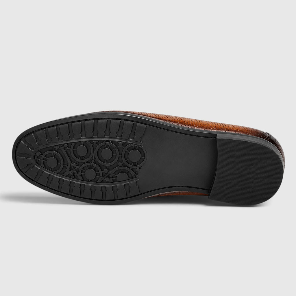 Monvaline | Men’s Leather Shoes Horsebit Buckle for Smart Casual Outfits