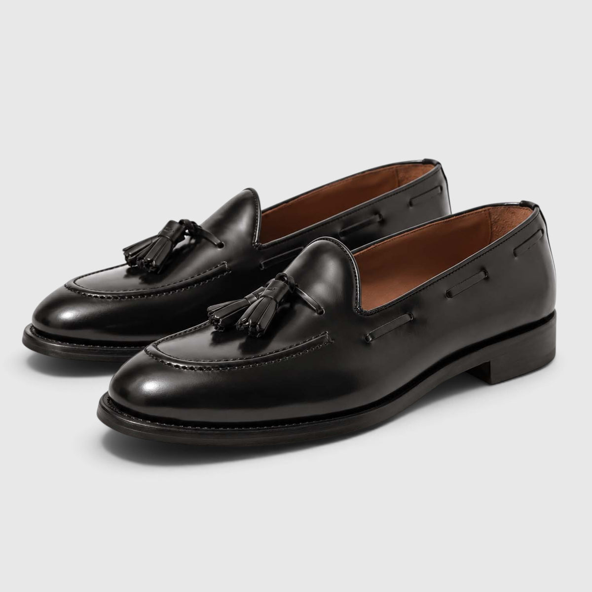 Monvaline | Men’s Leather Tassel Loafers for Formal and Casual Wear