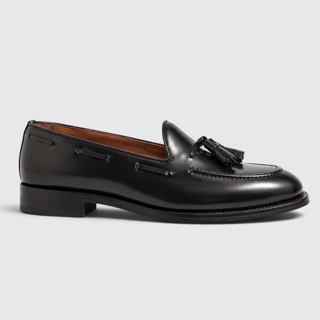 Monvaline | Men’s Leather Tassel Loafers for Formal and Casual Wear