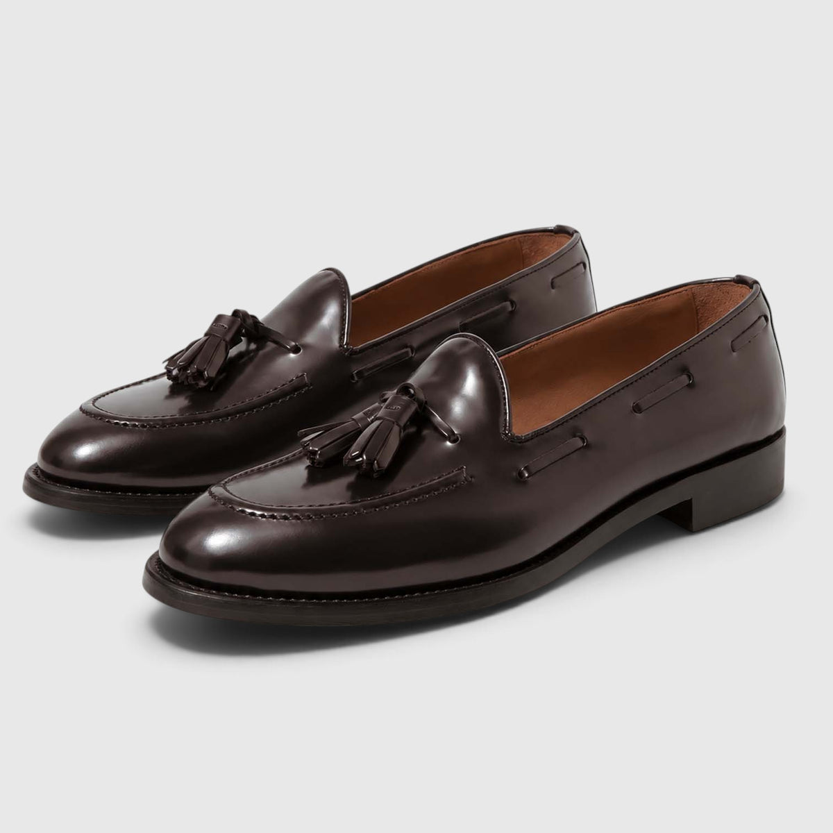 Monvaline | Men’s Leather Tassel Loafers for Formal and Casual Wear