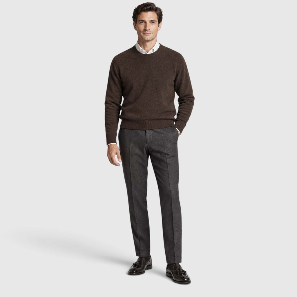 Monvaline | Men’s Leather Tassel Loafers for Formal and Casual Wear
