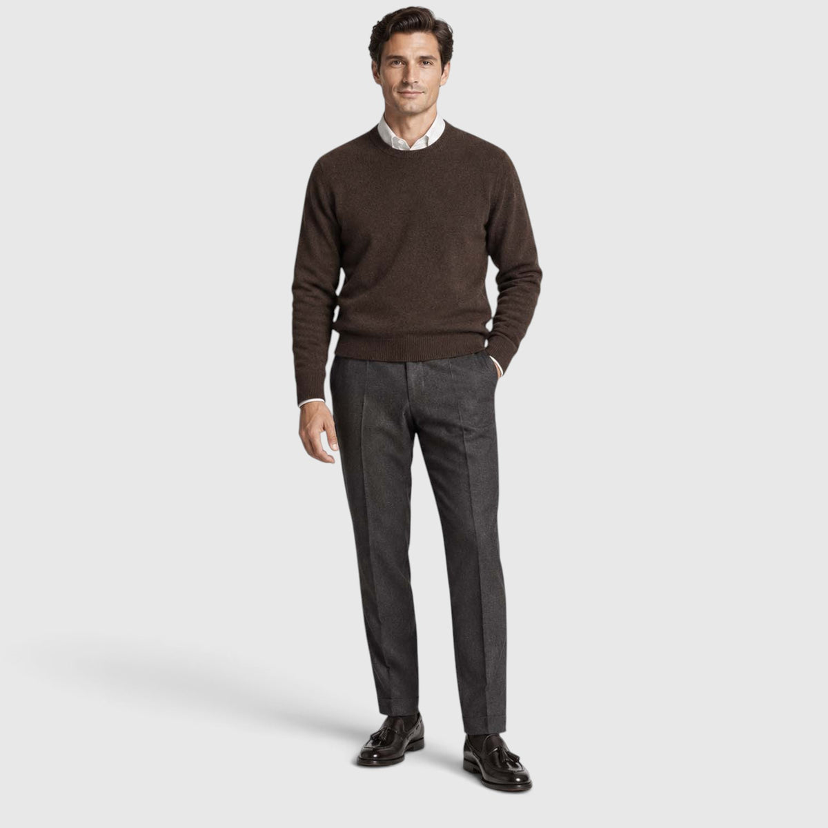 Monvaline | Men’s Leather Tassel Loafers for Formal and Casual Wear