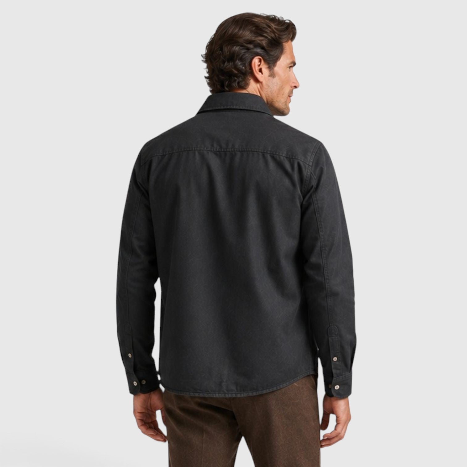 Monvaline | Men’s Lightweight Overshirt for Cool Weather Travel and Outdoors