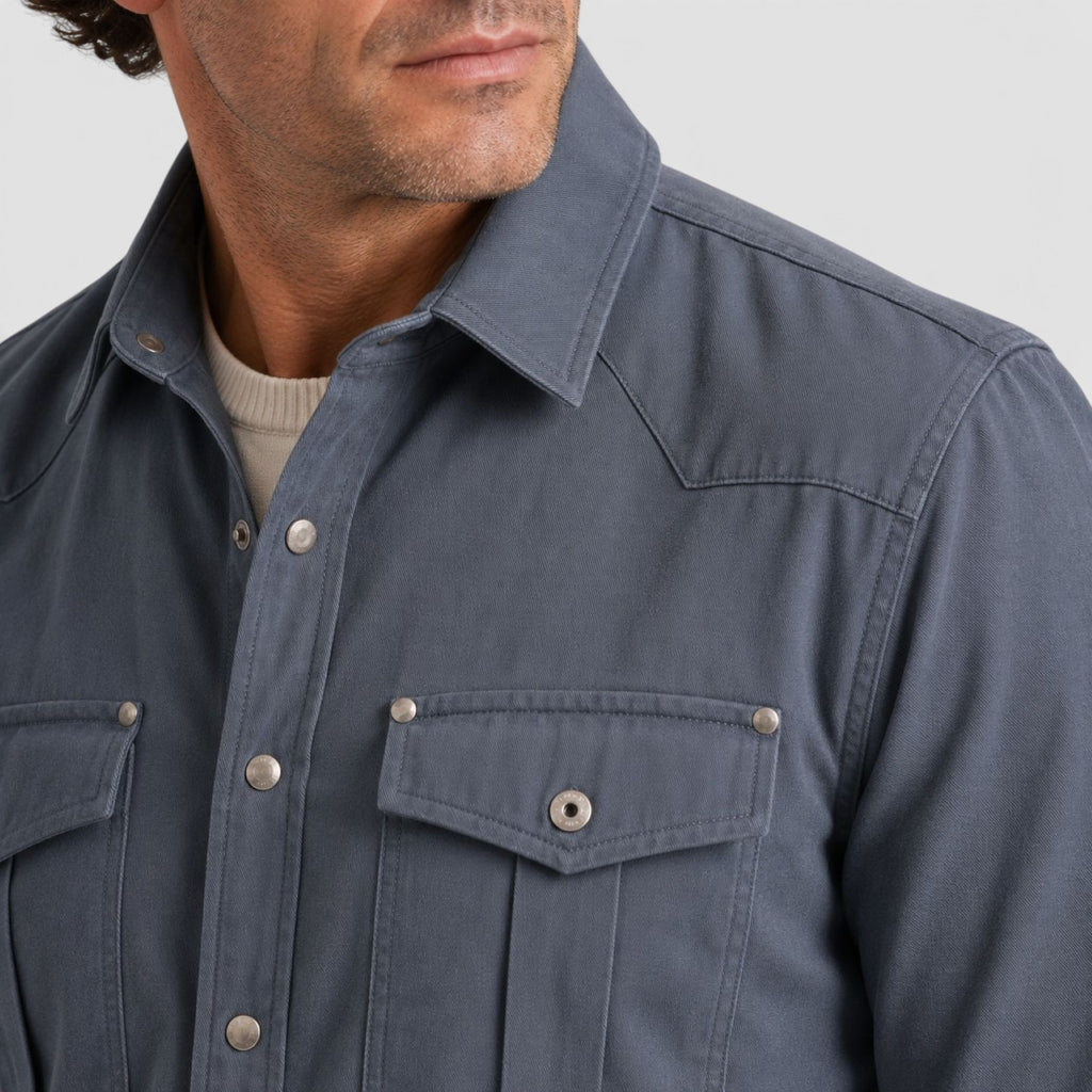 Monvaline | Men’s Lightweight Overshirt for Cool Weather Travel and Outdoors