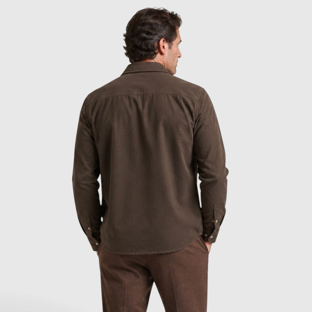 Monvaline | Men’s Lightweight Overshirt for Cool Weather Travel and Outdoors