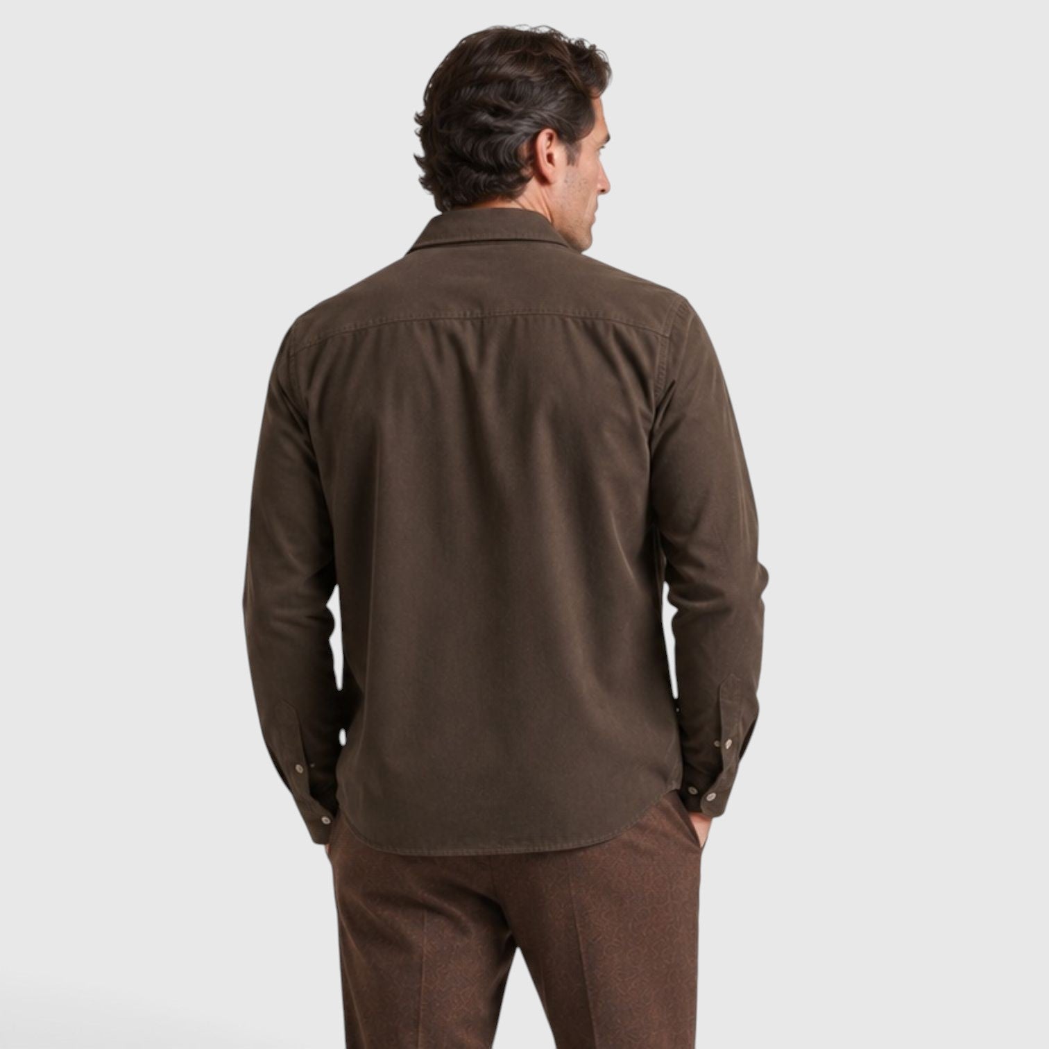 Monvaline | Men’s Lightweight Overshirt for Cool Weather Travel and Outdoors