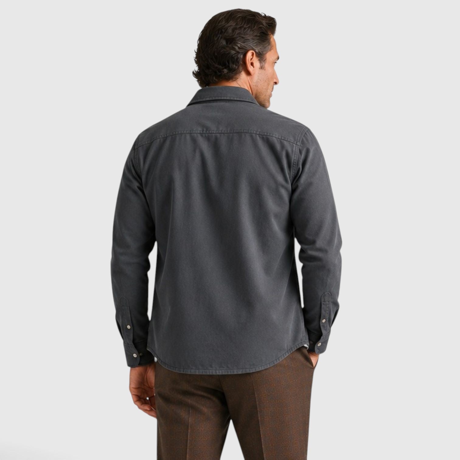 Monvaline | Men’s Lightweight Overshirt for Cool Weather Travel and Outdoors