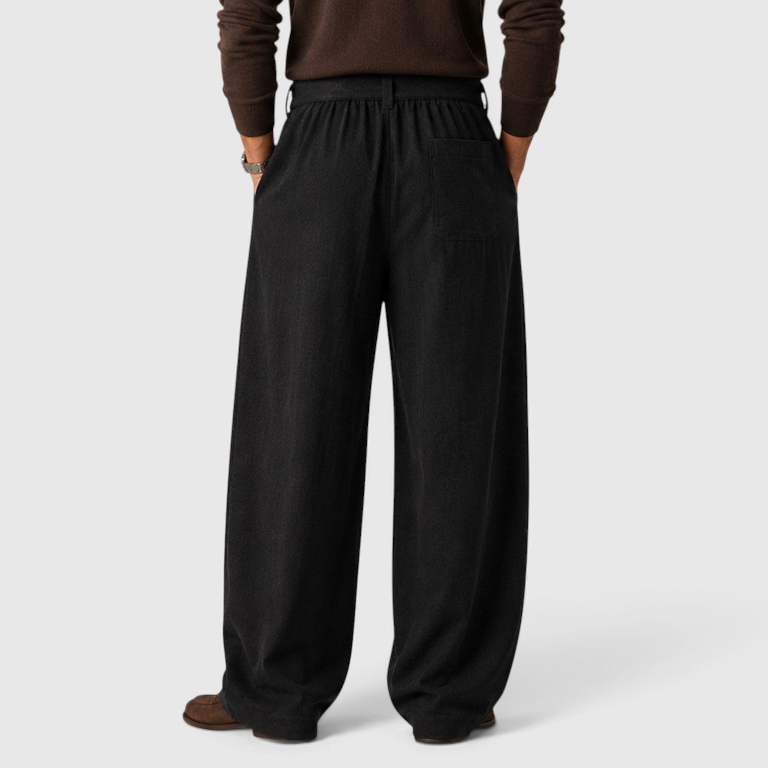 Monvaline | Men’s Loose Fit Casual Pants for Smart Casual Outfits