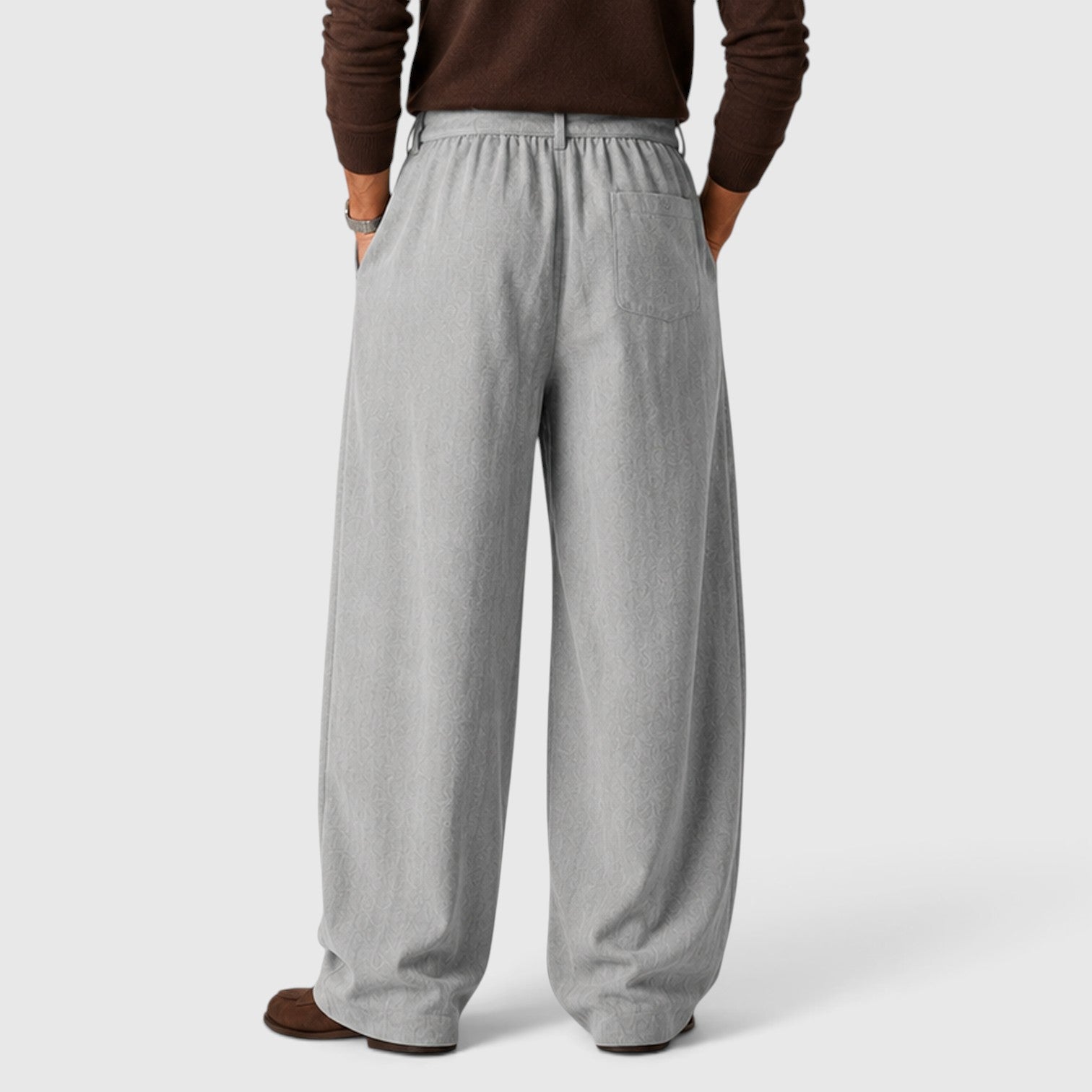 Monvaline | Men’s Loose Fit Casual Pants for Smart Casual Outfits