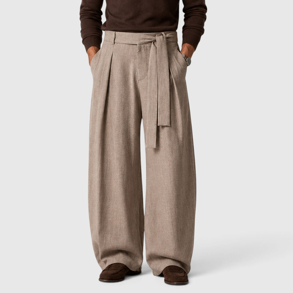 Monvaline | Men’s Loose Fit Casual Pants for Smart Casual Outfits