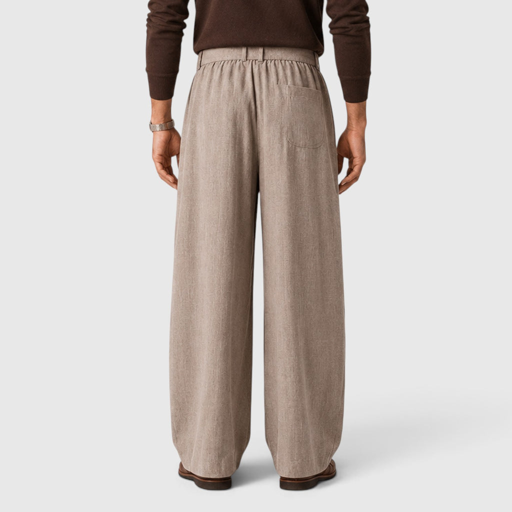 Monvaline | Men’s Loose Fit Casual Pants for Smart Casual Outfits