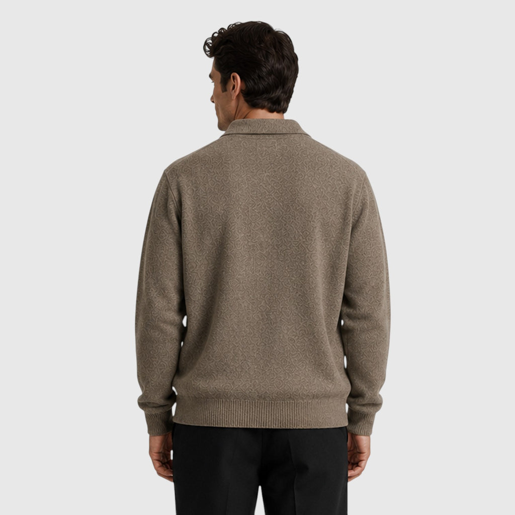 Monvaline | Men’s Loose Fit Long Sleeve Pullover for Daily Wear