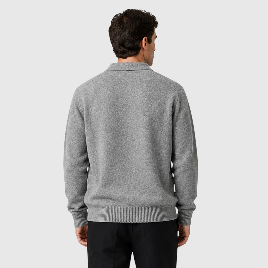 Monvaline | Men’s Loose Fit Long Sleeve Pullover for Daily Wear