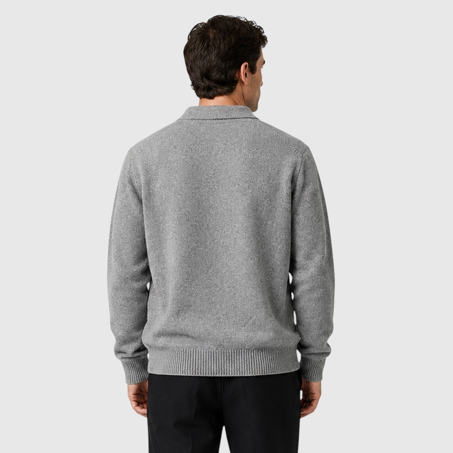 Monvaline | Men’s Loose Fit Long Sleeve Pullover for Daily Wear