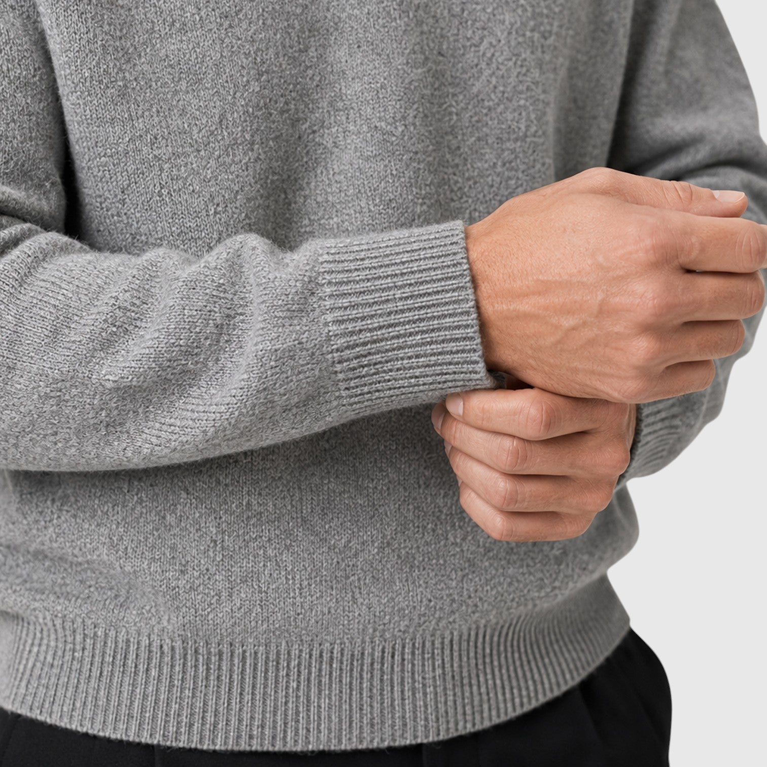 Monvaline | Men’s Loose Fit Long Sleeve Pullover for Daily Wear