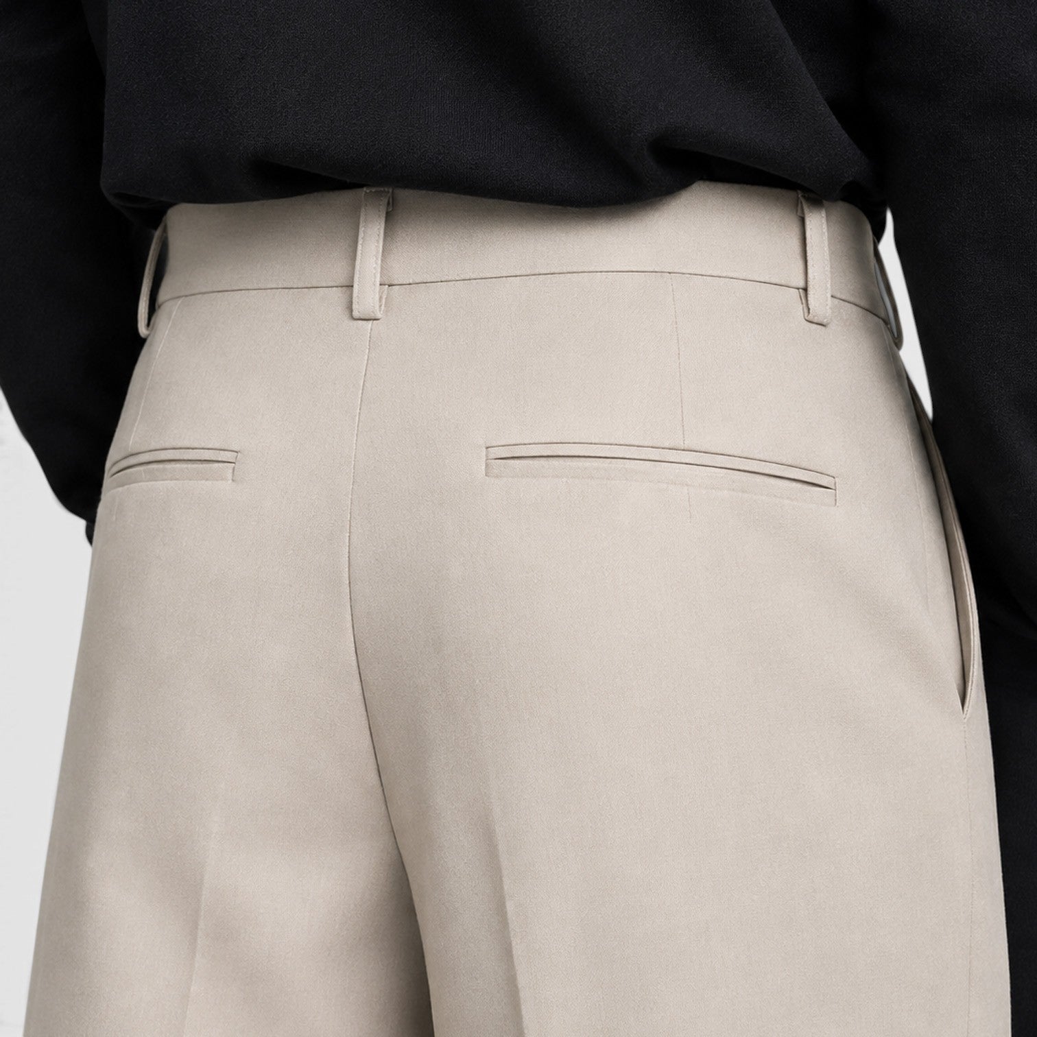 Monvaline | Men’s Loose Fit Pleated Trousers for Smart Casual Outfits