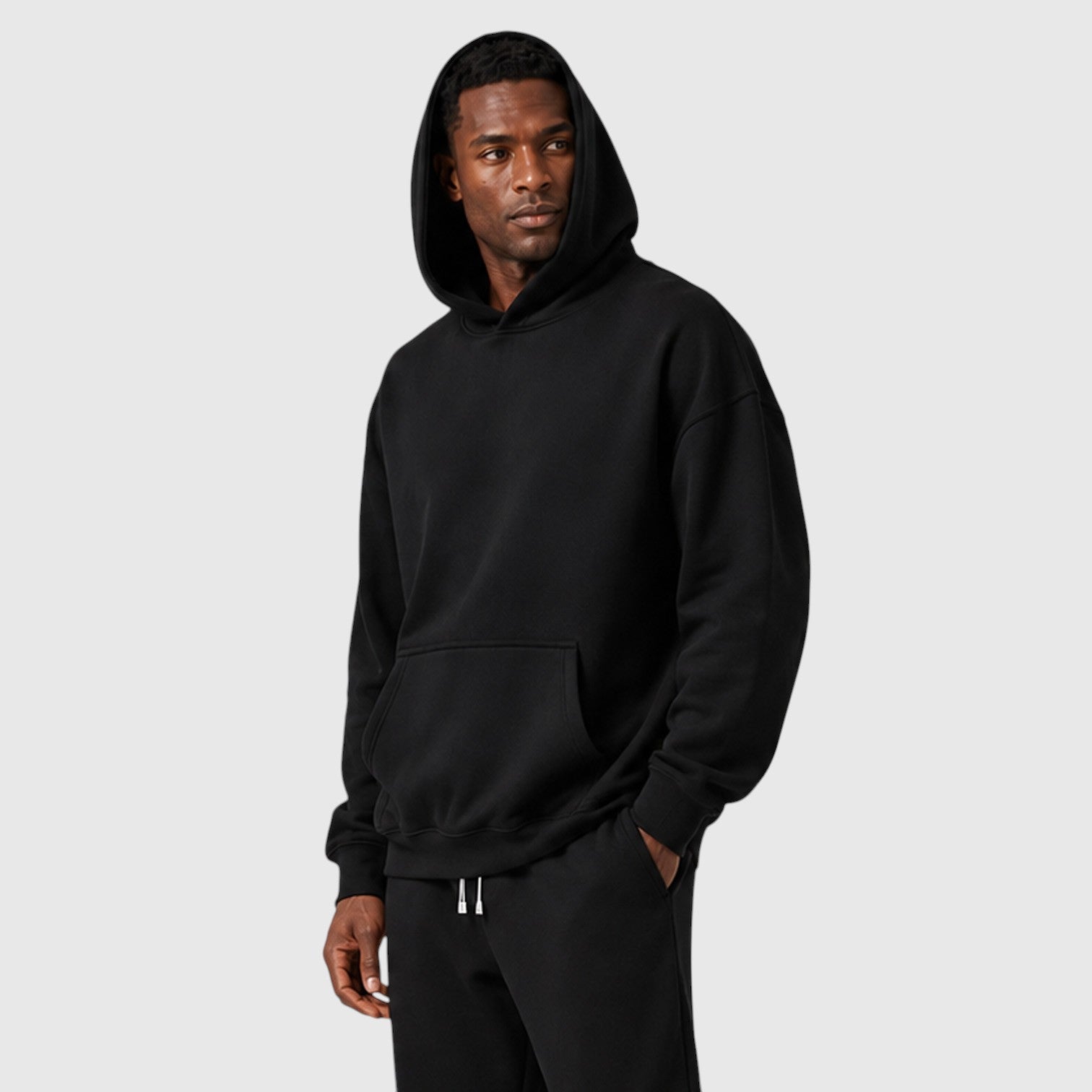 Monvaline | Men's Heavyweight Hoodie Co-Ord Loungeset – Oversized Relaxed Fit