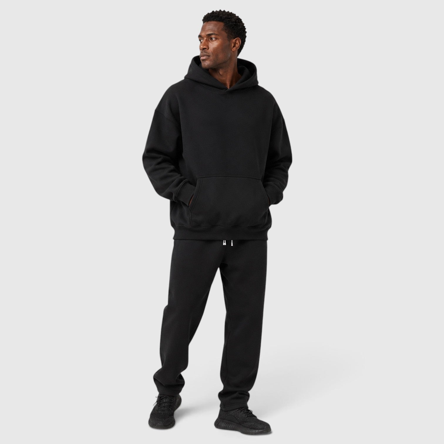 Monvaline | Men's Heavyweight Hoodie Co-Ord Loungeset – Oversized Relaxed Fit