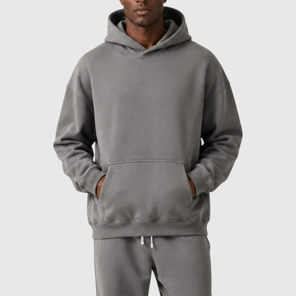 Monvaline | Men's Heavyweight Hoodie Co-Ord Loungeset – Oversized Relaxed Fit