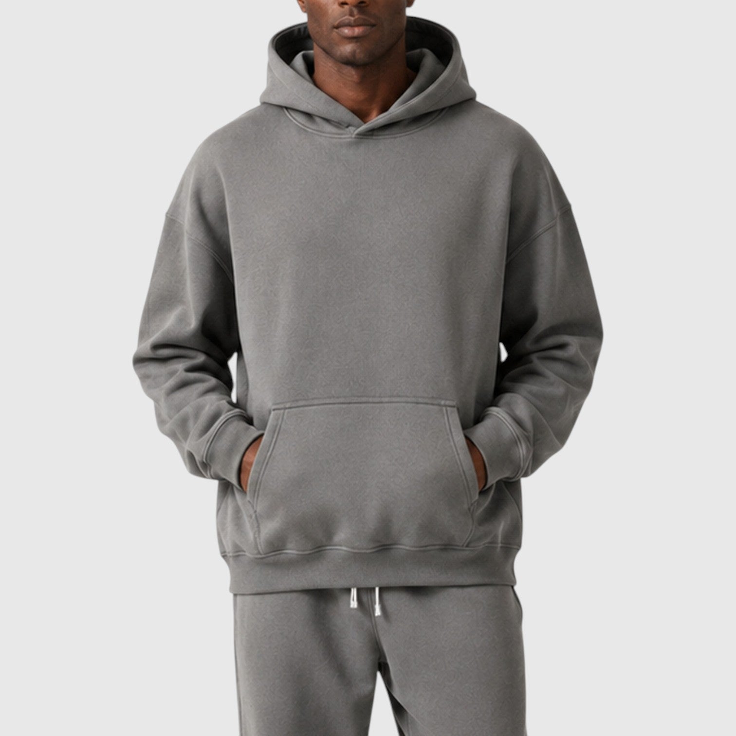 Monvaline | Men's Heavyweight Hoodie Co-Ord Loungeset – Oversized Relaxed Fit