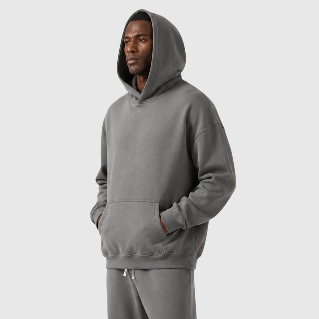 Monvaline | Men's Heavyweight Hoodie Co-Ord Loungeset – Oversized Relaxed Fit