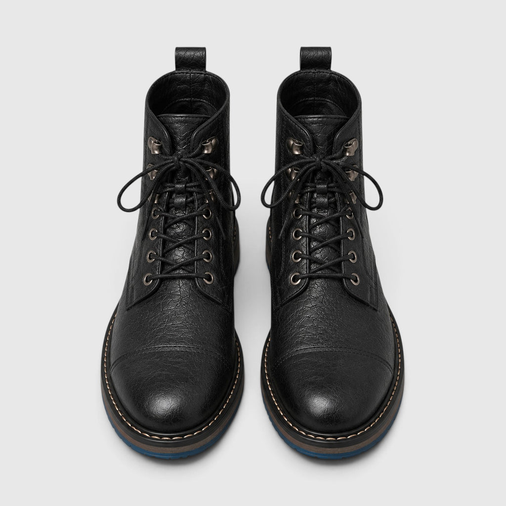 Monvaline | Men’s Premium Leather Boots for Walking, Travel and Outdoor Wear