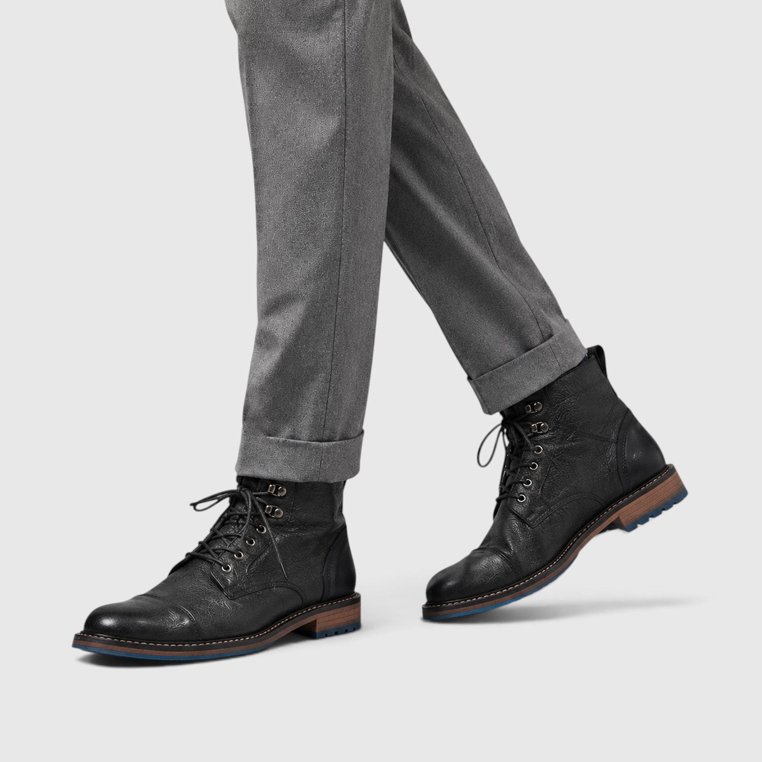 Monvaline | Men’s Premium Leather Boots for Walking, Travel and Outdoor Wear